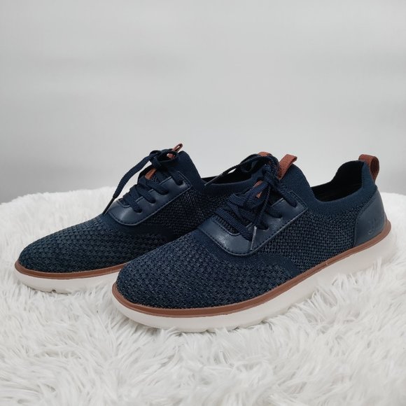 Bass Men\'s Connor KT Casual Oxford Shoe, Navy Tan, Size 8 US main image 9